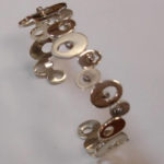 cusotm made whgite gold bracelet