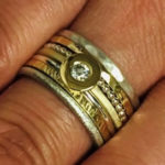 gold ring created form old rings