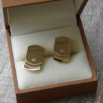 hand made custom gold cufflinks