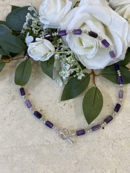 Silver and Amethyst Necklace
