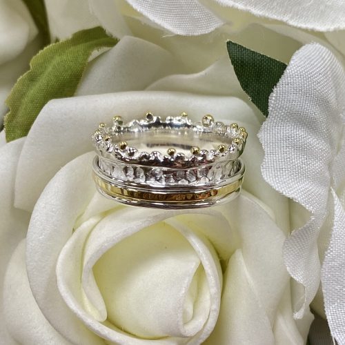 Mixed Metal Spinning Ring