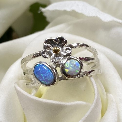 Sterling Silver Flower Ring