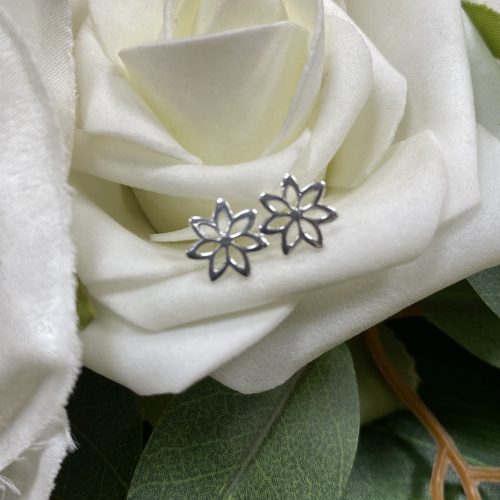 Flower Shaped Stud Earrings
