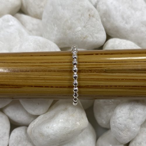 Silver Ball Band Ring