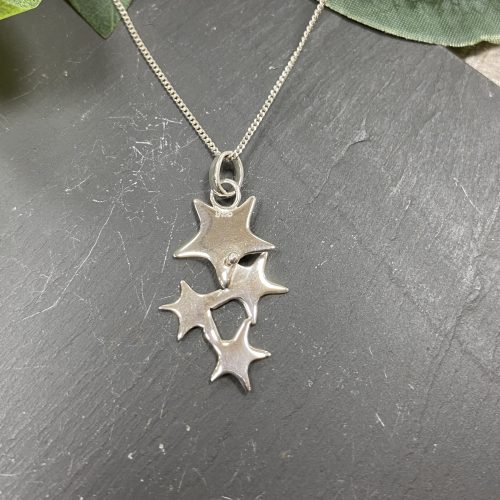 Sterling Silver Star Cluster Pendant