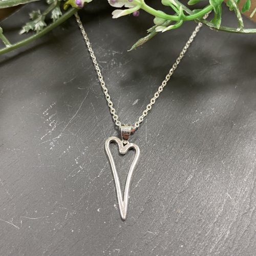 Sterling Silver Heart Shaped Pendant