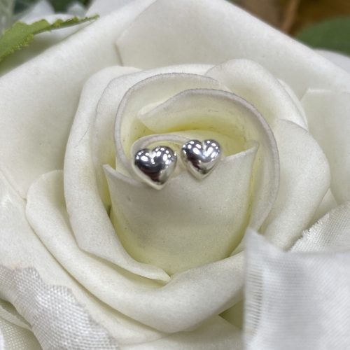 Silver Heart Earrings