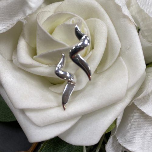 Sterling Silver Zig Zag Squiggle Earrings