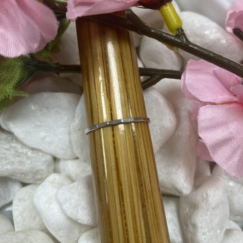 Silver Hexagonal Single Ring