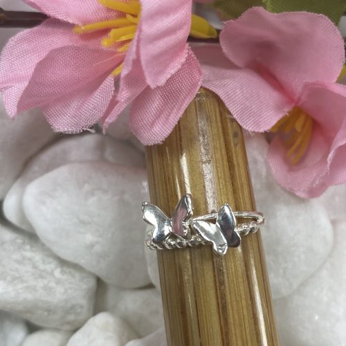 Silver Butterfly Ring