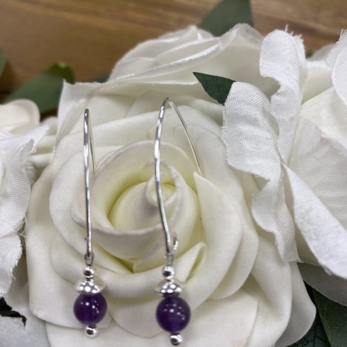 Sterling Silver Amethyst Earrings